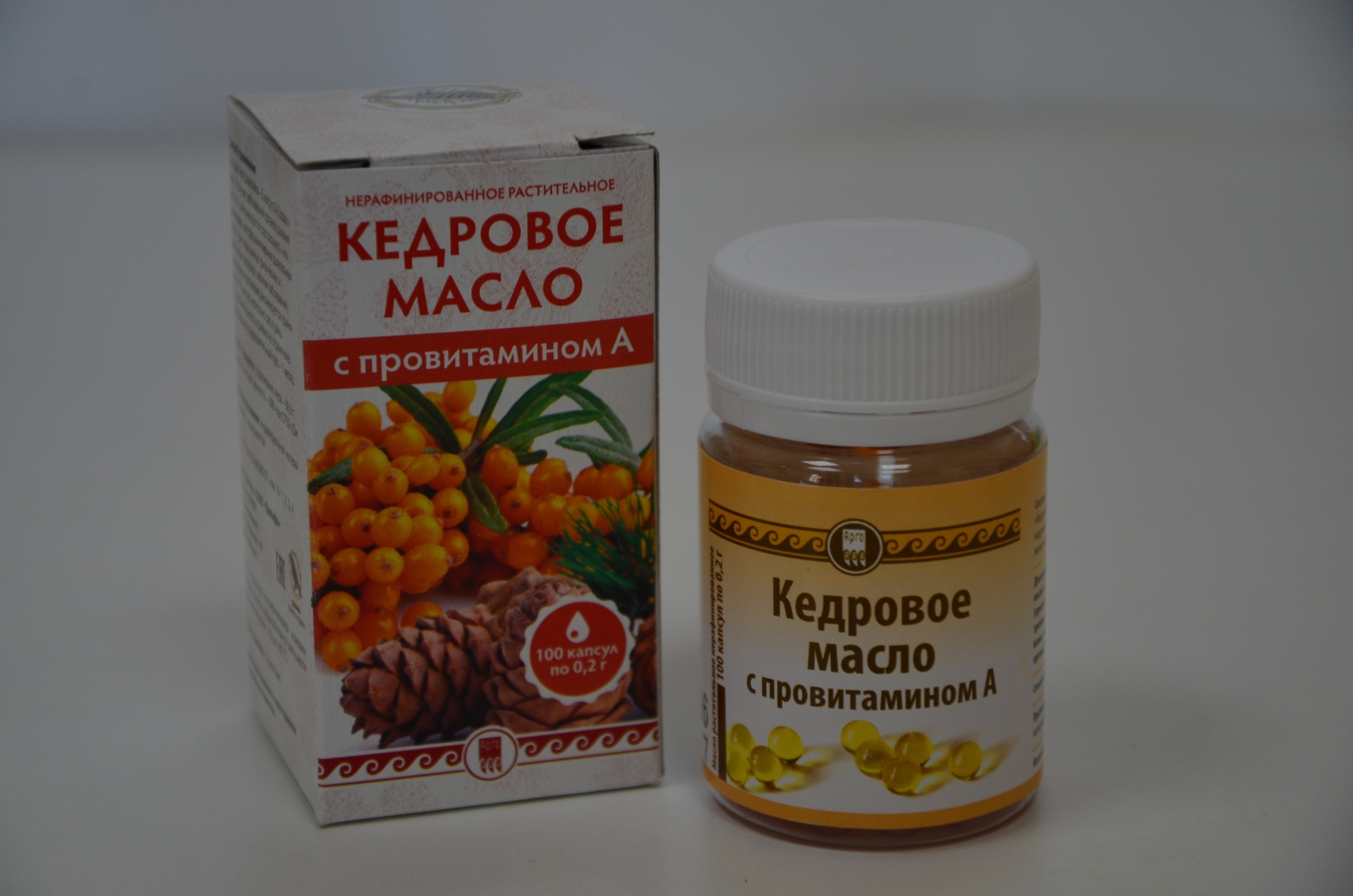 Кедровое масло с витамином А Екатеринбург